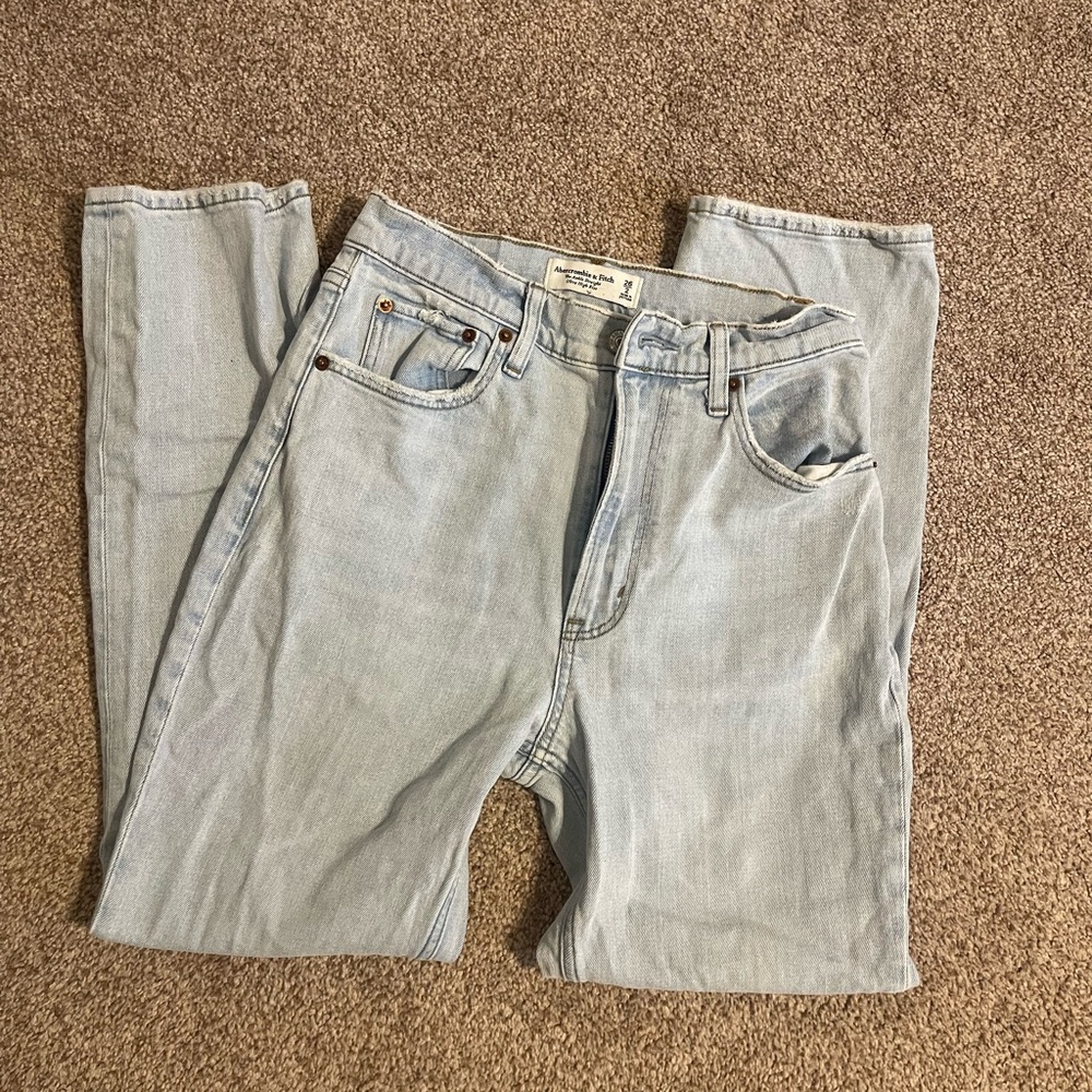 Abercrombie Light Wash Blue Jean